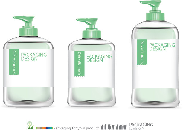 油护肤品package.illustration图片下载