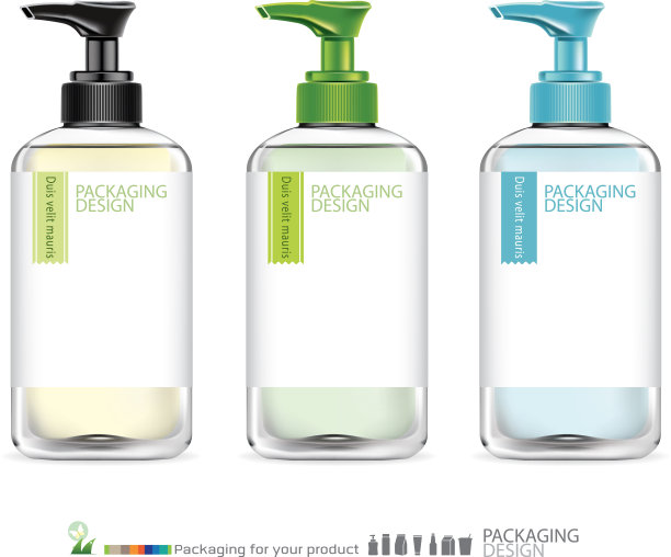 油护肤品package.illustration图片下载