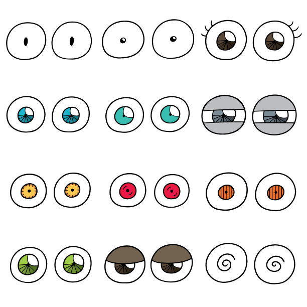 眼睛矢量图素材ID：311535240