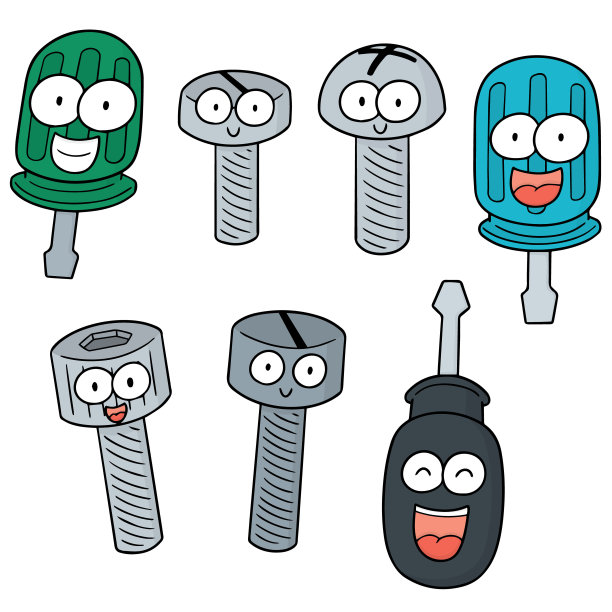 螺丝和螺丝刀图片下载