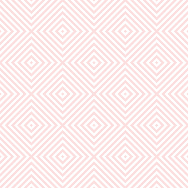图案条纹无缝粉红色和白色情人节背景。Chevron图案条纹抽象背景向量。素材图片