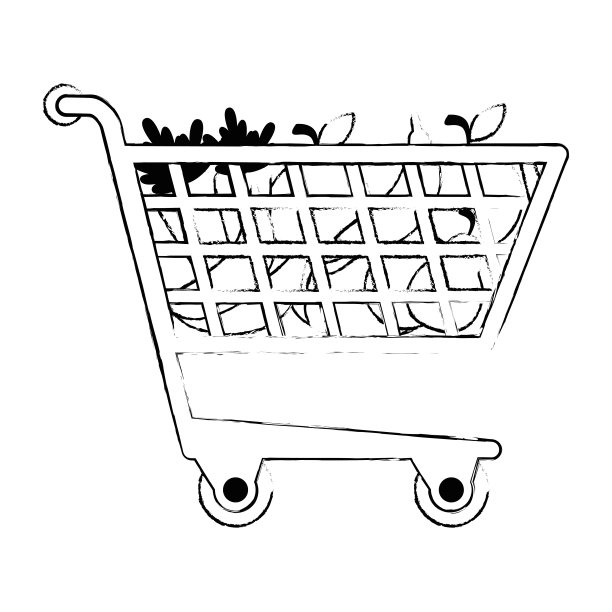 蔬菜购物车图片下载