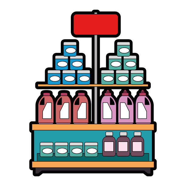 超市货架图片下载