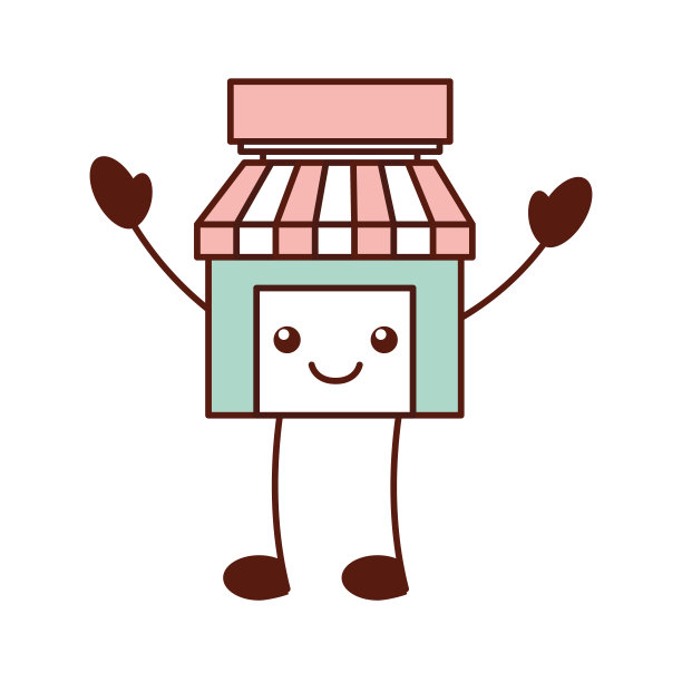 卡哇伊商店杂货店建筑外观图片下载