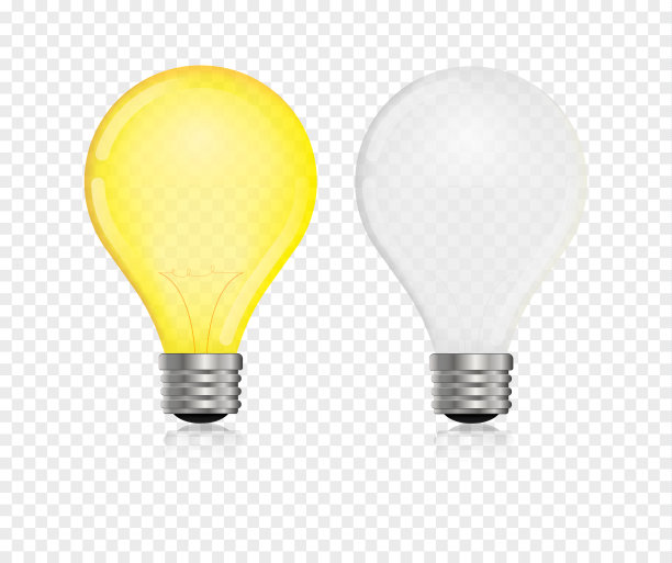 灯泡向量现实图片下载