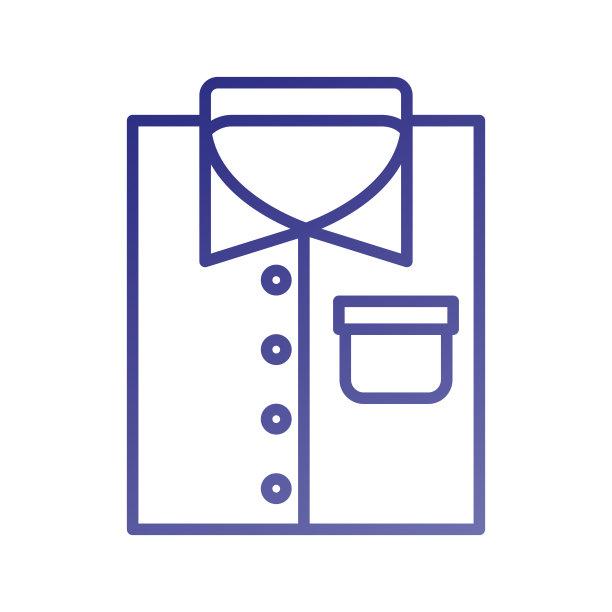 折叠衬衫图标在平面洗衣清洗图片下载