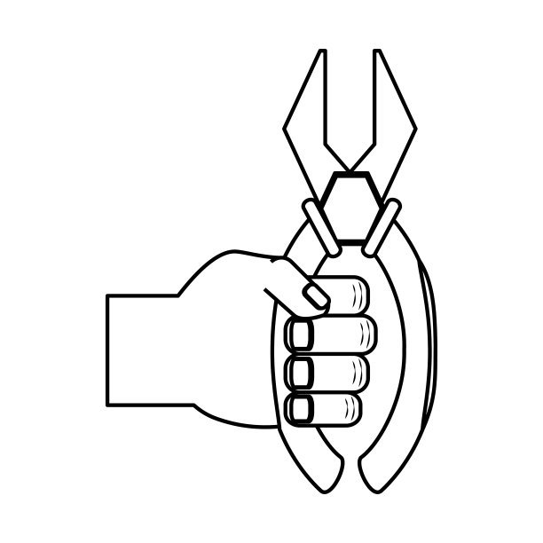 钳子向量树脂图片下载