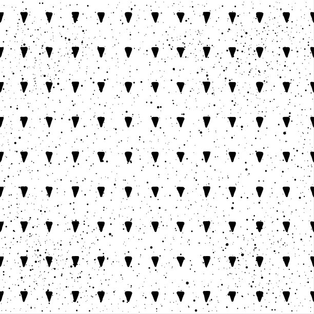 涂鸦单色无缝图案背景图片下载