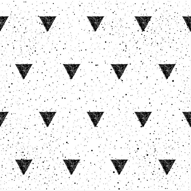 涂鸦单色无缝图案背景图片下载