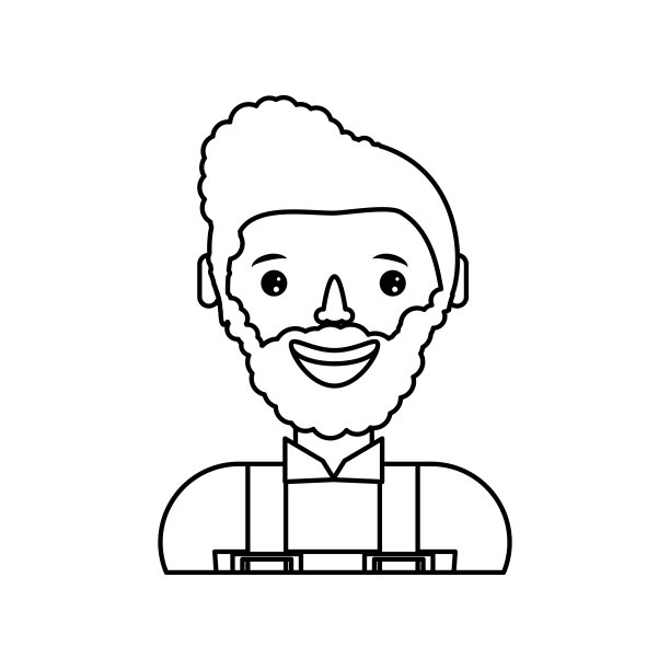 工作人员矢量插图图片下载