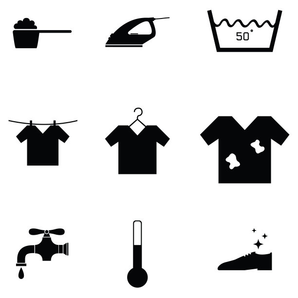 洗衣图标设置图片下载