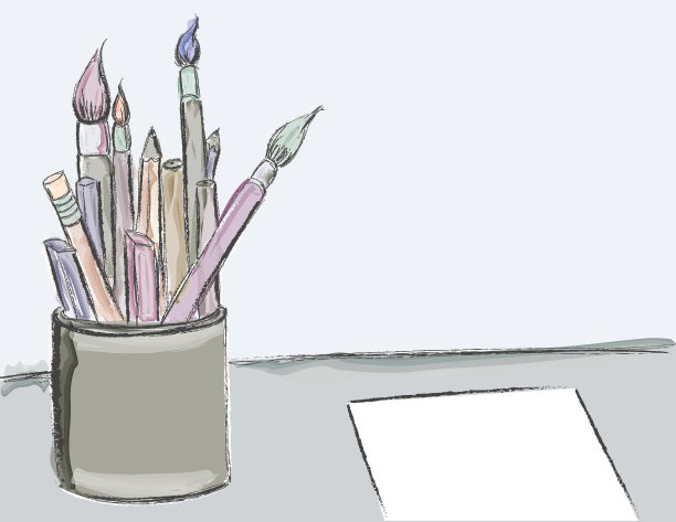 美术用品草图图片下载