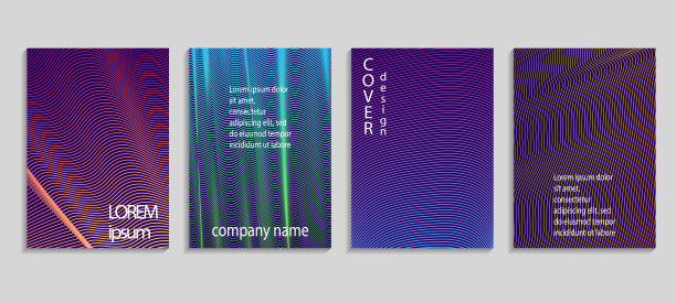 极简抽象矢量半色调封面设计。未来几何模板。矢量模板的标语牌，横幅，传单，演示和报告图片下载