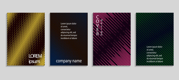 极简抽象矢量半色调封面设计。未来几何模板。矢量模板的标语牌，横幅，传单，演示和报告图片下载