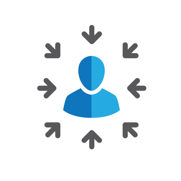 目标市场图标与箭头和人图片下载