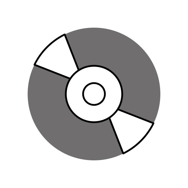 小型CD或DVD磁盘计算机音频视频图片下载