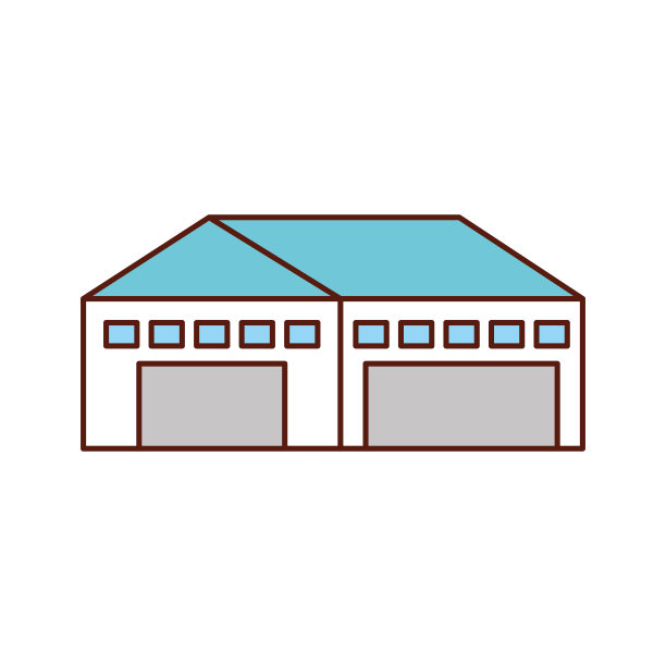 仓库建筑外部商业空图片下载