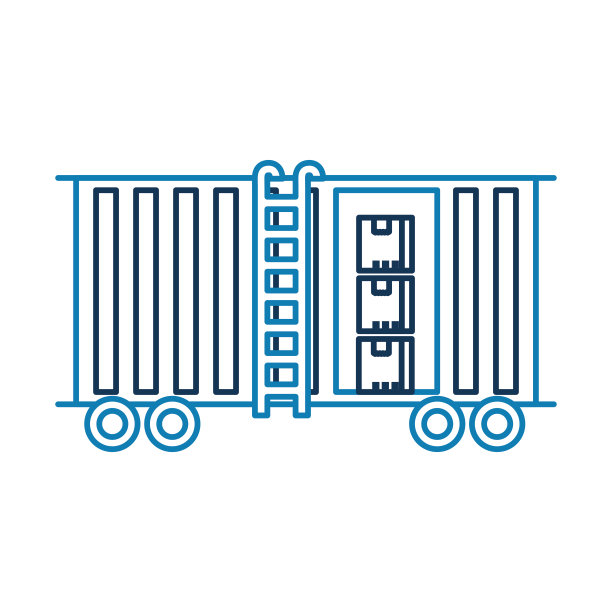 货运列车、货车、集装箱及集装箱物流运输设计要素图片下载