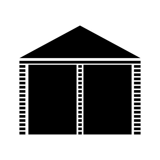 仓库建筑外部商业空图片下载