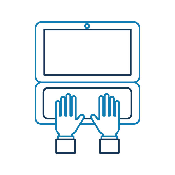 在笔记本电脑订单线上配送物流中处理业务图片下载