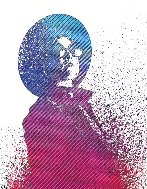 年轻女性潮人在寻找前进的方向图片下载