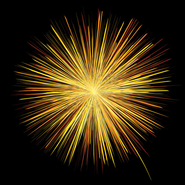 烟花矢量设计的节日。素材图片