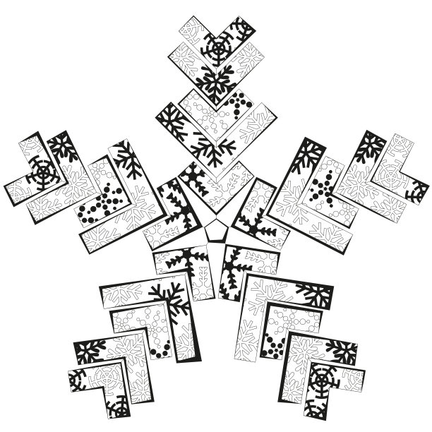 雪花用于装饰素材图片