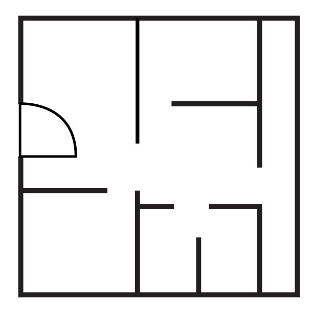 计划图标上的白色背景。平的风格。计划的迹象。建筑图标。平面图图标向量。众议院计划向量。图片下载