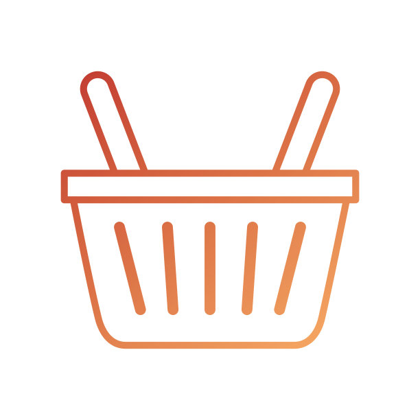 网上购物篮电子商务市场图标图片下载