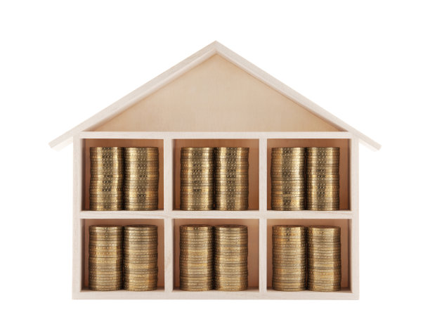 带硬币的木屋图片下载