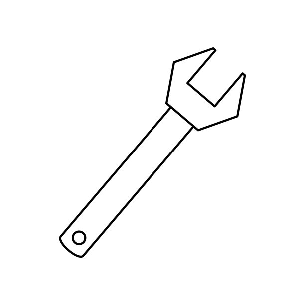 扳手矢量图图片下载