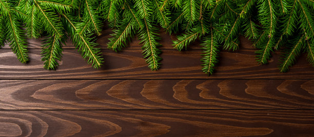 旧木制背景上的圣诞节装饰图片下载