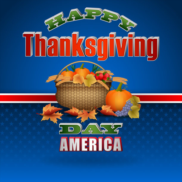 美国人，庆祝感恩节图片下载