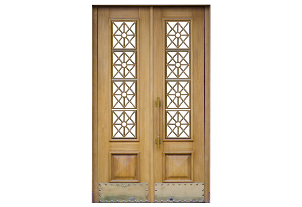 白色背景的门图片下载