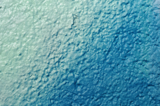 蓝色的墙画图片下载