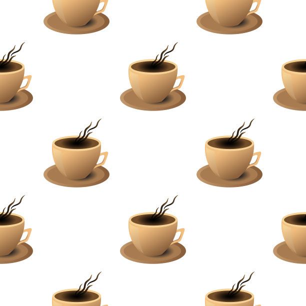图案以向量EPS覆盖咖啡图片下载