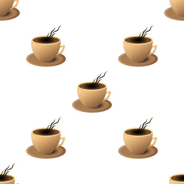 图案以向量EPS覆盖咖啡图片下载