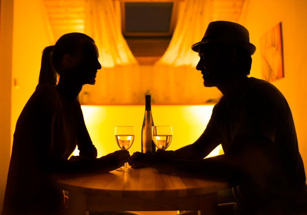 友谊,约会之夜素材图片