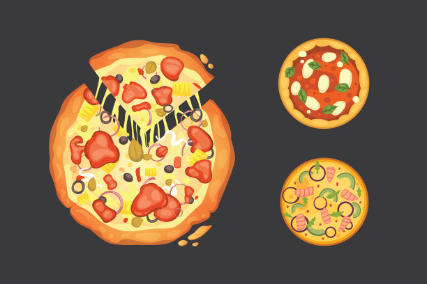 切成薄片的意大利辣香肠是一种很受欢迎的比萨饼。意大利厨师和披萨外卖。图片下载