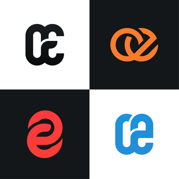 字母OE图标公司图标标识收集。图片下载