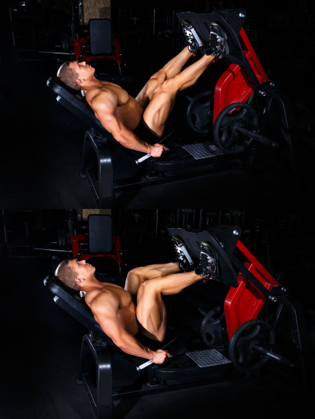 男人做腿压教程图片下载