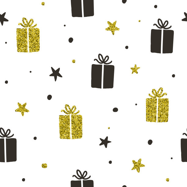 时尚的假日无缝模式。图片下载