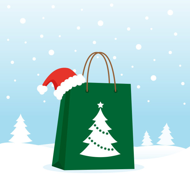 圣诞购物图片下载