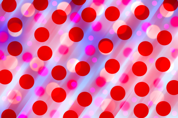 红色和粉红色的散景灯作为节日背景图片下载