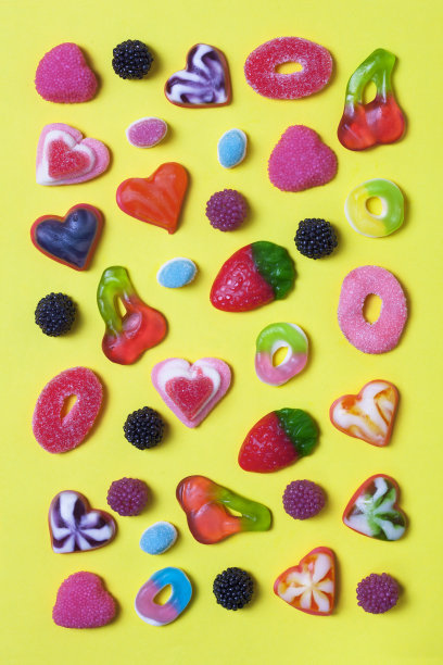 彩色的软糖糖果素材图片