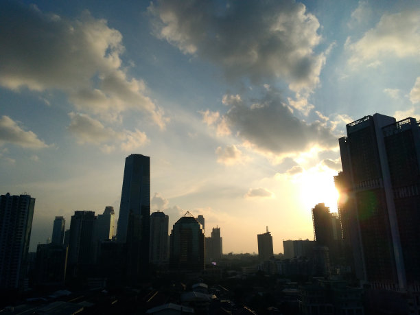 城市的轮廓图片下载