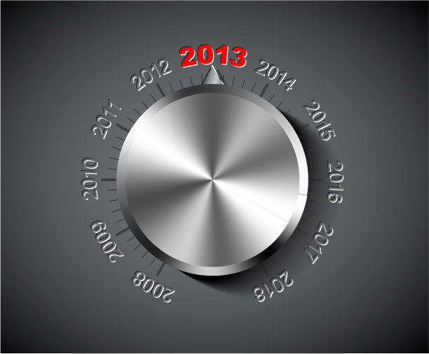 矢量2013年新年卡片图片下载