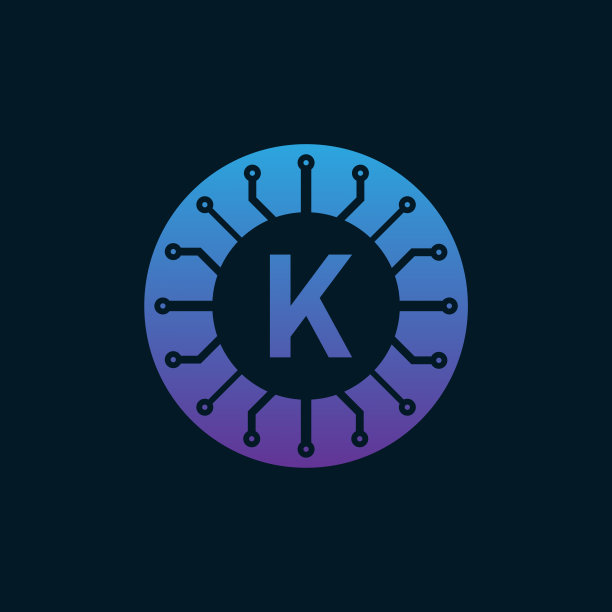 技术初始字母K图标设计图片下载