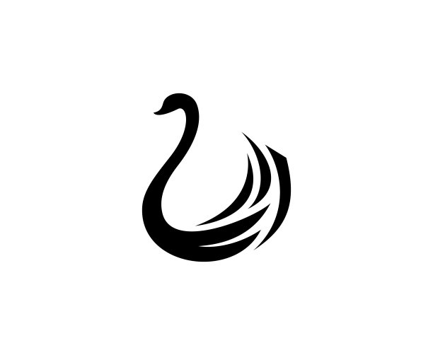 天鹅图标素材图片