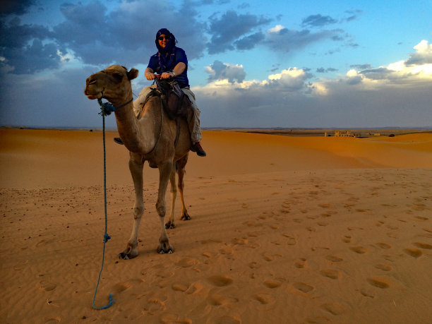 瓦尔扎扎特附近的撒哈拉沙漠图片下载
